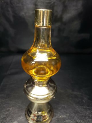 Rare Avon Library Lamp Charisma Cologne Perfume Decanter 
