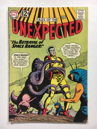 Tales Of The Unexpected 71 F 1962 Dc Comic Space Ranger