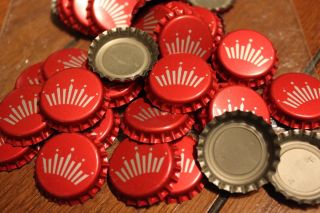 100 Budweiser Bud Red Beer Bottle Caps Uncrimped Crown C Store 4 More Shpg
