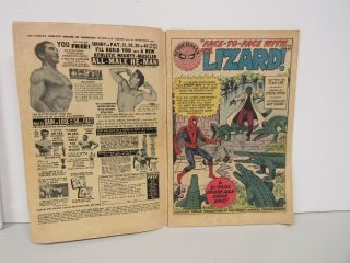 Marvel Comic 11/1963 Vol.  1 No.  6 - The Lizard - The Spider - Man 5