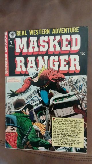 1954 Masked Ranger 5 Fine Rare Western Check Book Price