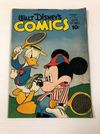 Walt Disneys Comics And Stories 49 (vol.  5 1) Vintage Golden Age Comic Book