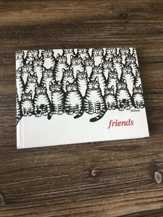 Vintage Kliban Cat ”friends” Address Book Fun Some Writin