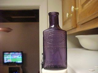 The Perfect Bottle Dropper - Wetmore - N.  Y.  - Purple Bottle - Pat.  1901