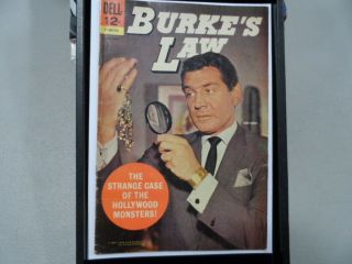 Burkes Law 3 1965 Dell Photo Cover Tv Show Gene Barry
