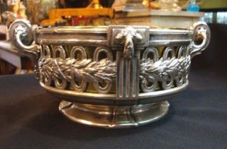 Antique Gallia French Silver Plated Metal Center Piece.