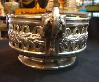 ANTIQUE GALLIA FRENCH SILVER PLATED METAL CENTER PIECE. 3
