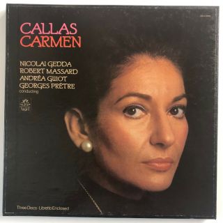 Bizet Carmen Callas Pretre - 3 Lp Box Set