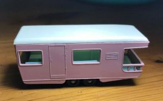 Lesney Matchbox No.  23 Trailer Caravan Pink