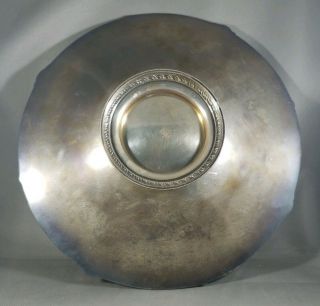 Vintage Solid Sterling Silver Charger Plate - International Silver 16 Troy Oz.