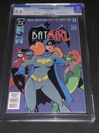 Batman Adventures 12 Cgc 9.  6 Nm,  White Pages Dc 1993 1st Appearance Harley Quinn