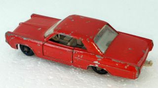 Pontiac Grand Prix Sports Coupe Matchbox Lesney 22 C Made In England In 1964