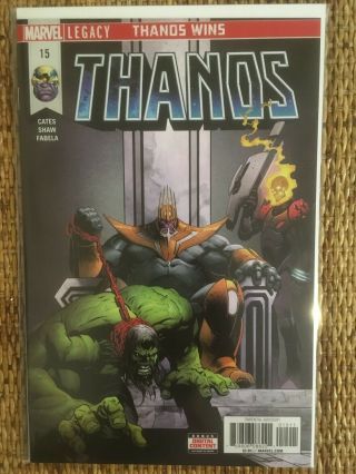 Thanos 15 1st Print Nm 1st App Of The Fallen One Cosmic Ghost Rider Reveal