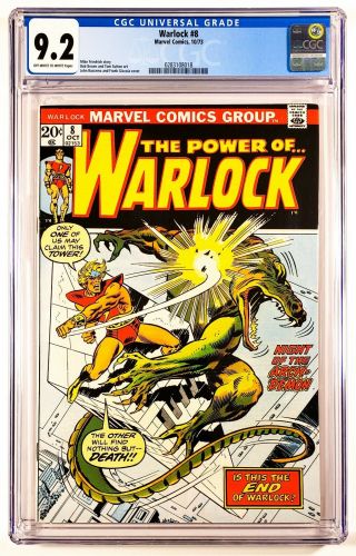 1973 Marvel Comics Warlock 8 Cgc 9.  2 Ow/w John Buscema Frank Giacoia Cover