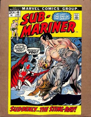 Sub - Mariner 46 - Near 9.  4 Nm - Prince Namor Avengers Marvel Comics