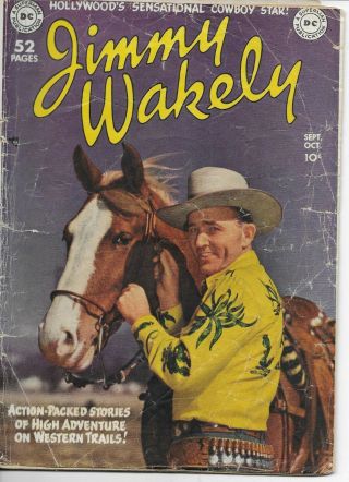 Jimmy Wakely 1 Dc 1949 Golden Age Western Comic Book