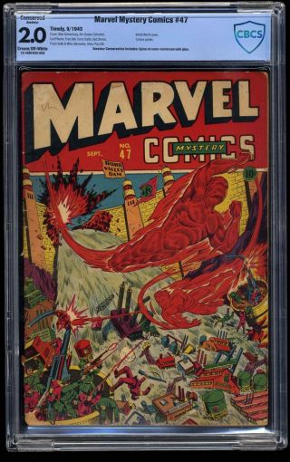 Marvel Mystery Comics 47 Cbcs Gd 2.  0 Cream To Off White (restored)