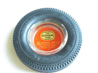 Vintage General Tire Ashtray Cleveland Ohio Advertising (r412)