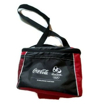 Insulated Nylon Cooler Lunch Bag Rio 2016 Coca Cola Vintage