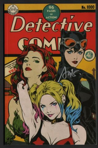 Batman Detective Comics 1000 Signed Stanley Artgerm Lau Dc Variant Cover Art