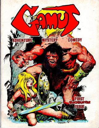 Gamut 1 1975 Ploog Wrightson Eisner Jeff Jones Neal Adams Canada Comic Fanzine