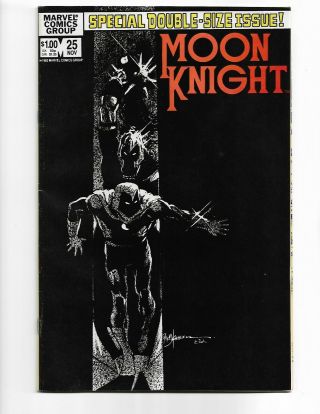 Moon Knight 25 1st Appearance Black Spectre Key Marvel Comics