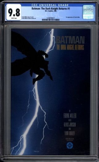 Batman The Dark Knight Returns 1 Cgc Graded 9.  8 Nm/mt Dc Comics 1986