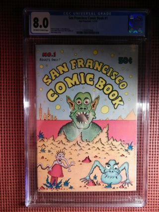 San Francisco Comic Book 1 Cgc 8.  0