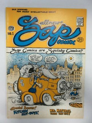 Zap Comix 1 (3rd Printing) 1967 R.  Crumb Underground Comic