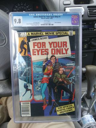 Cgc 9.  8 James Bond For Your Eyes Only 1 (oct 1981,  Marvel)