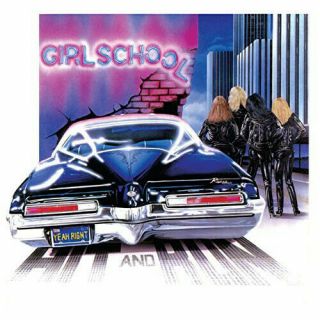 Girlschool ‎ - Hit And Run Lp - Clear Colored Vinyl Album - Record Reissue