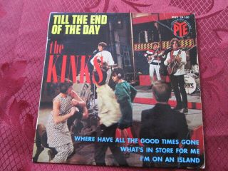 Kinks Till The End Of The Day French Ep With Picture Sleeve