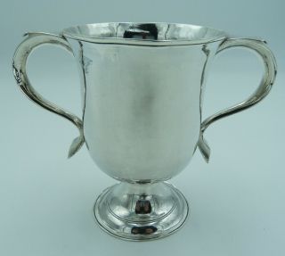 Georgian Antique Silver Two Handled Loving Cup - George Iii