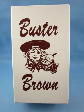 Vintage Advertising Buster Brown Shoe Box Old Stock
