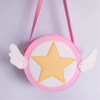 Girls Shoulder Bag Card Captor Sakura Kinomoto Cross Body Bag Purse Wallet Gifts