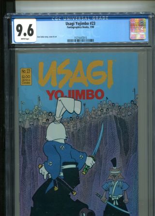 Usagi Yojimbo 23 (fantagraphics) Stan Sakai Second Best Cgc Near Plus 9.  6