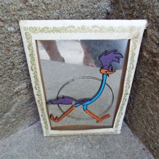 Vintage Road Runner Looney Tunes Small Glass Mirror - Still In Package