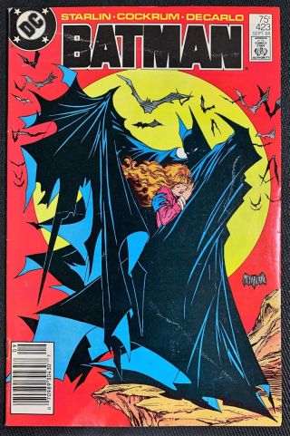 Batman 423 Todd Mcfarland Art (sep.  88)