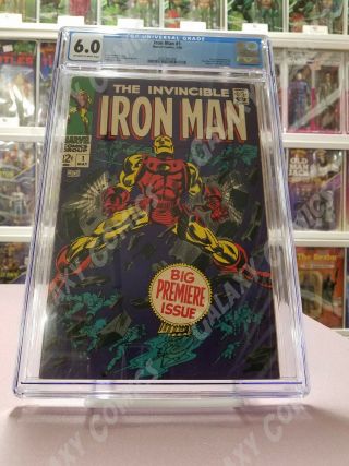 Iron Man (1968) 1 Cgc 6.  0 Origin Of Iron Man Retold