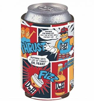 The Simpsons Duffman Koozie Coozie Can Holder Cooler Koozy Coozy Duff Beer