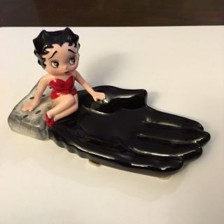 Vandor Betty Boop Figurine Black Hand Glove Holder