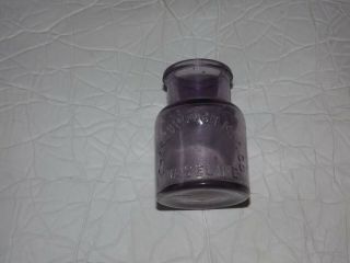 Vintage Purple Chesebrough Mfg.  Co.  Vaseline Bottle
