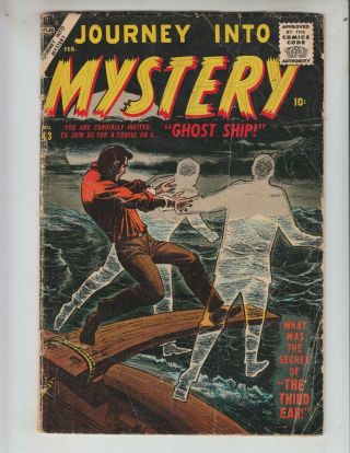 Journey Into Mystery 35 Gvg (3.  0) 2/57 " Ghost Ship " Invisible Woman Prototype