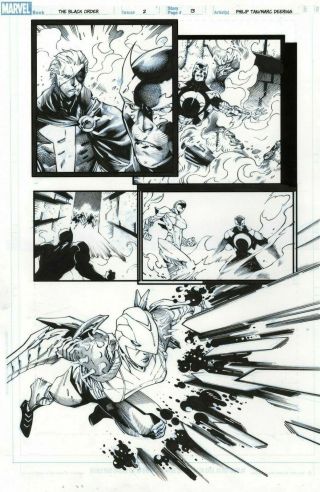 Black Order Issue 2 Page 13 By (philip Tan) And Marc Deering