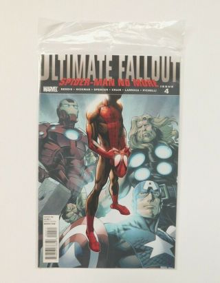 Marvel Ultimate Fallout 4 First Print First Miles Morales Spiderman Polybagged