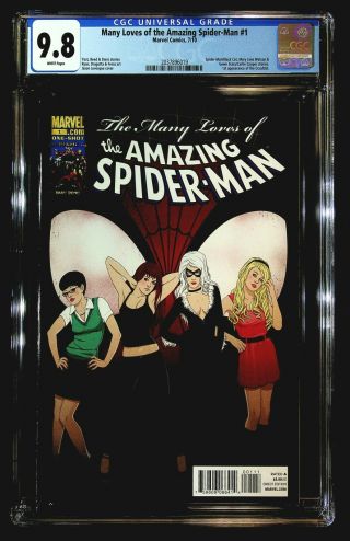 Many Loves Of The Spider - Man 1 Cgc 9.  8 Frenz,  Black Cat,  1st Occultist