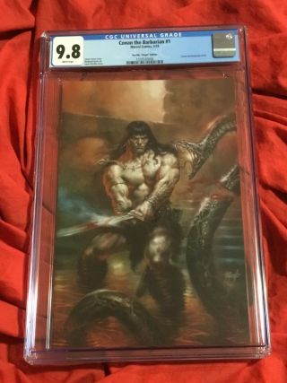 Cgc 9.  8 Conan The Barbarian 1 Virgin Variant Lucio Parrillo Cover Art