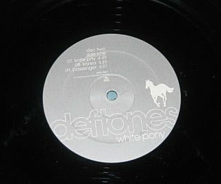Deftones ‎– White Pony - 2LP MATADOR EUROPE EDTN - 1ST PRESS PARENTAL STICKER 5