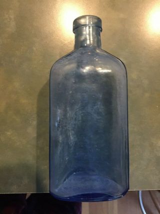 VINTAGE PHILLIPS MILK OF MAGNESIA COBALT BLUE GLASS BOTTLE AUGUST 1906 4