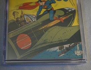AUGUST 1943 SUPERMAN ACTION COMICS NO.  63 DC COMIC BOOK CGC GRADED 6.  0 4
